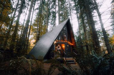 华盛顿西雅图附近的小木屋